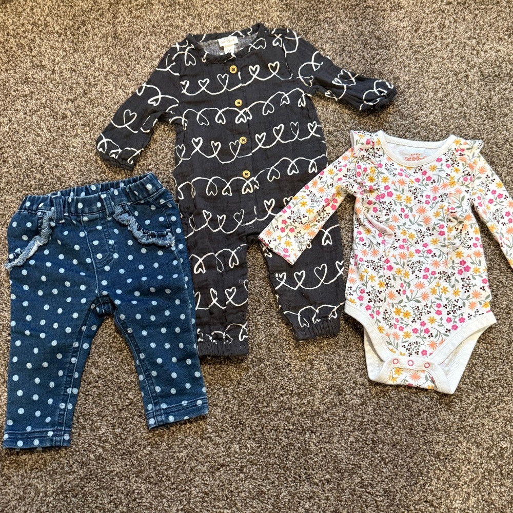 Cat & Jack 3-6 month clothes lot